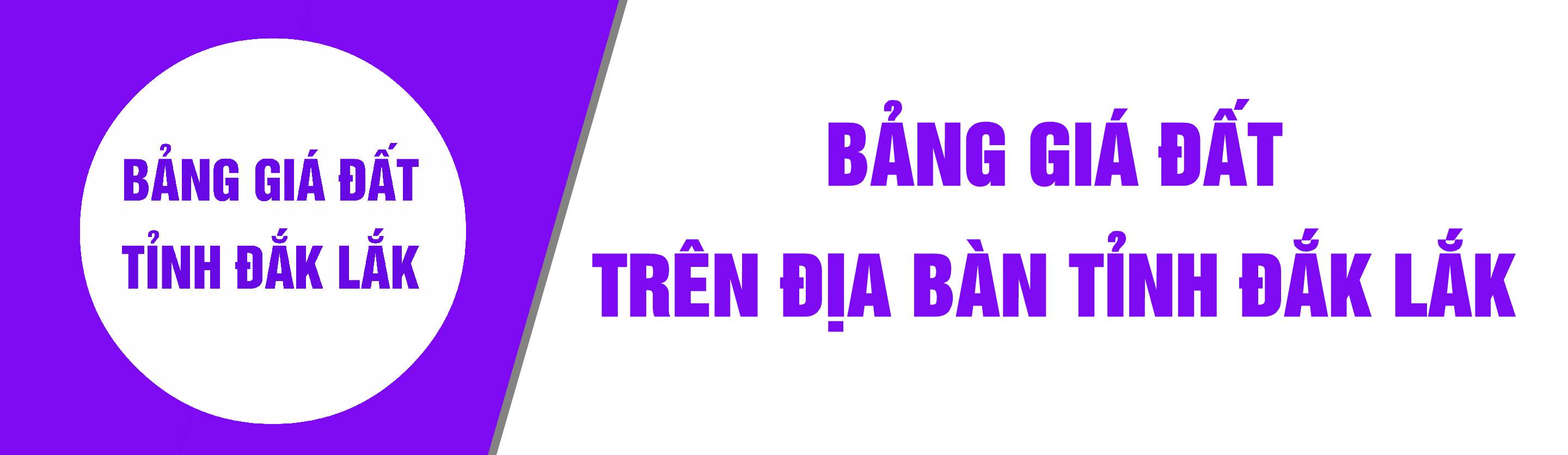 Bảng giá đất trên địa bàn tỉnh Đắk Lắk